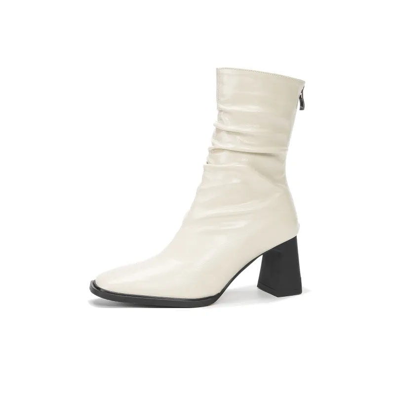 Bamiti As If Treading On Level Ground Ankle Boots 7CM Women's-10