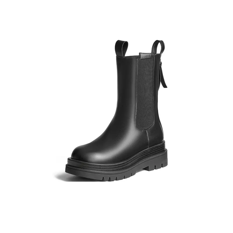 JOSINY Short Chelsea Boots 5.5cm Women's Black-1