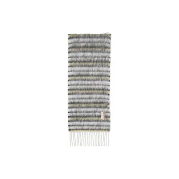 MARNI Wool Mohair Alpaca Polyamide Knit Scarves Women's Multicolor