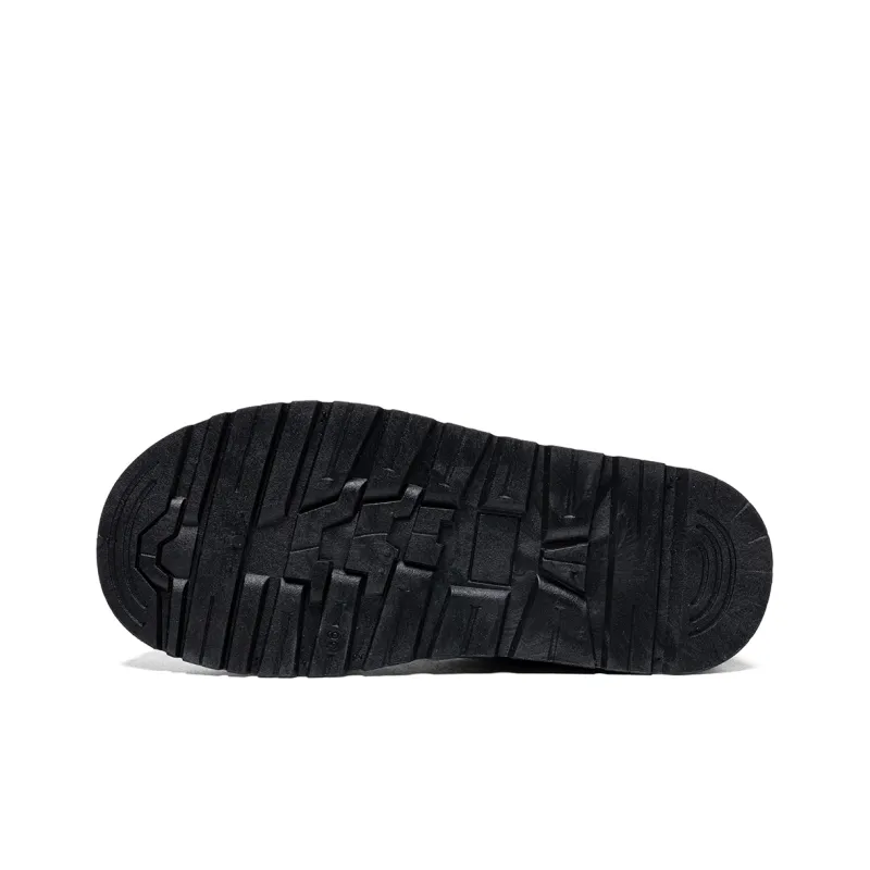 RENBEN Warm Wear Resistant Slip Resistant Short Snow Boots Women's Black-4
