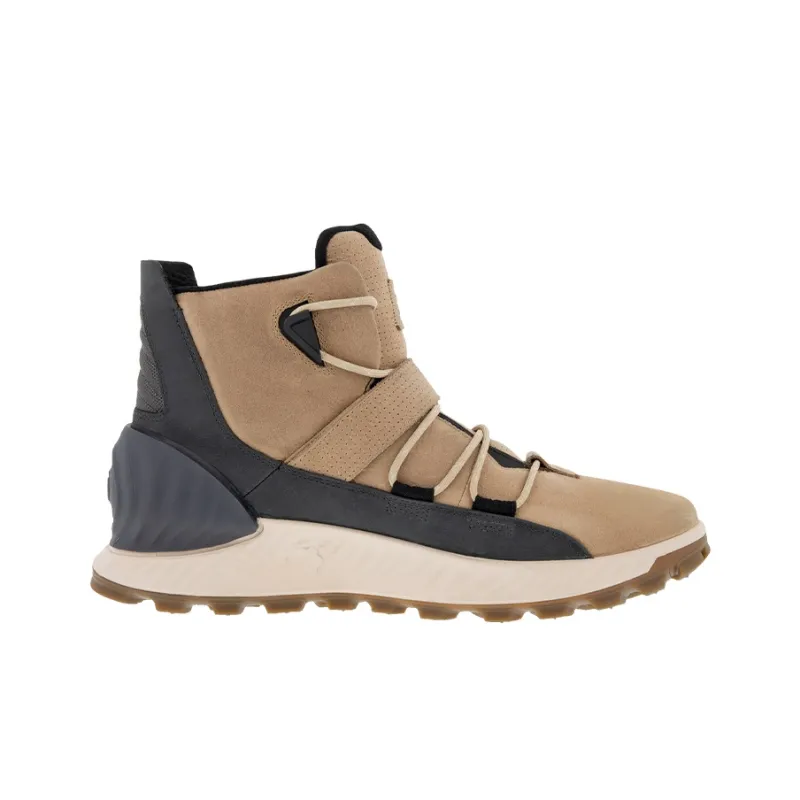 Ecco Abrasion Resistant Slip Resistant Short Mid Calf Outdoor Boots Men's Khaki-1