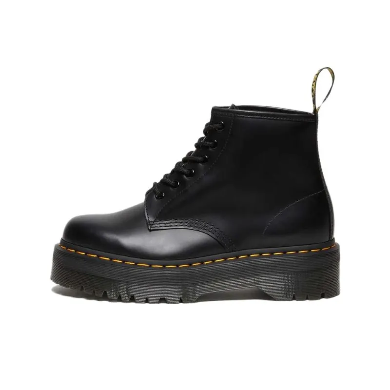 Dr. Martens 101 Quad 6 Eye Boot 'Black'-0