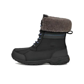 UGG Short Mid-Calf Outdoor Boots Men's Black