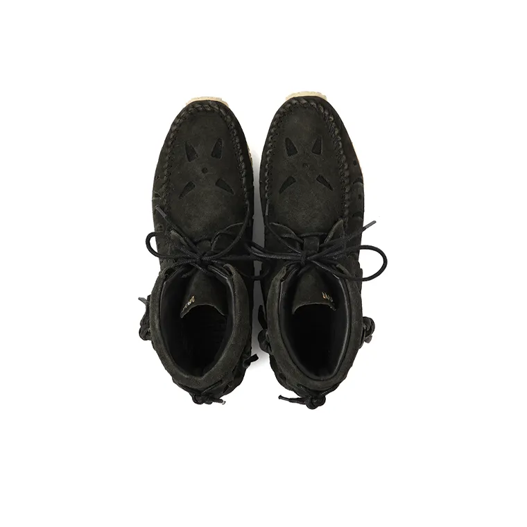Visvim FBT Bearfoot Perf-Folk 'Black'-1