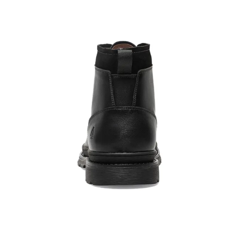 Hush Puppies Ankle-Length Martin Boot Men's Black-3