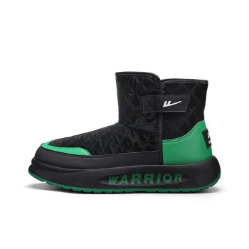 Warrior Short Snow Boots Men's Black Green