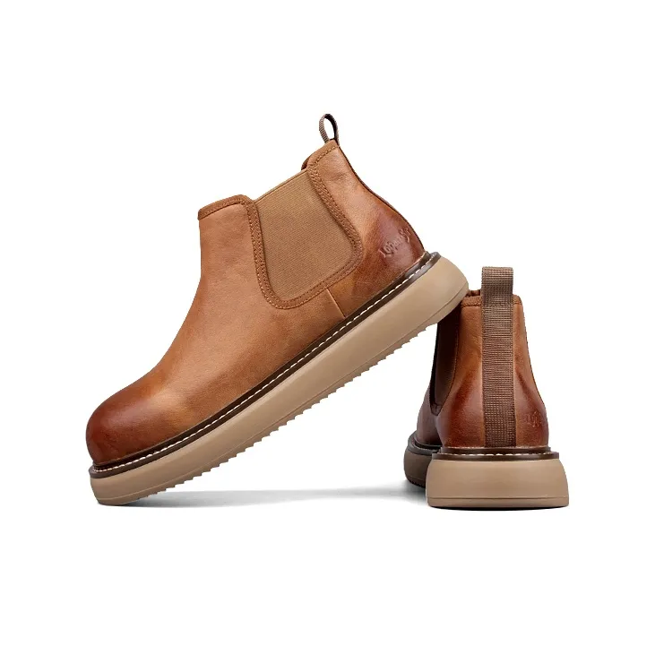 LOHAN·SIR Short Chelsea Boots Platform Men's-2