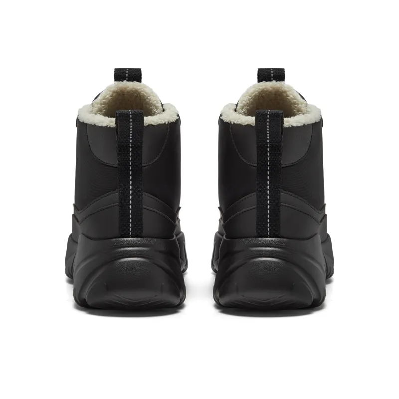 Walk More Windy Shoes Fleece Lined Wear Resistant Height Increasing Warm Snow Boots Unisex-3