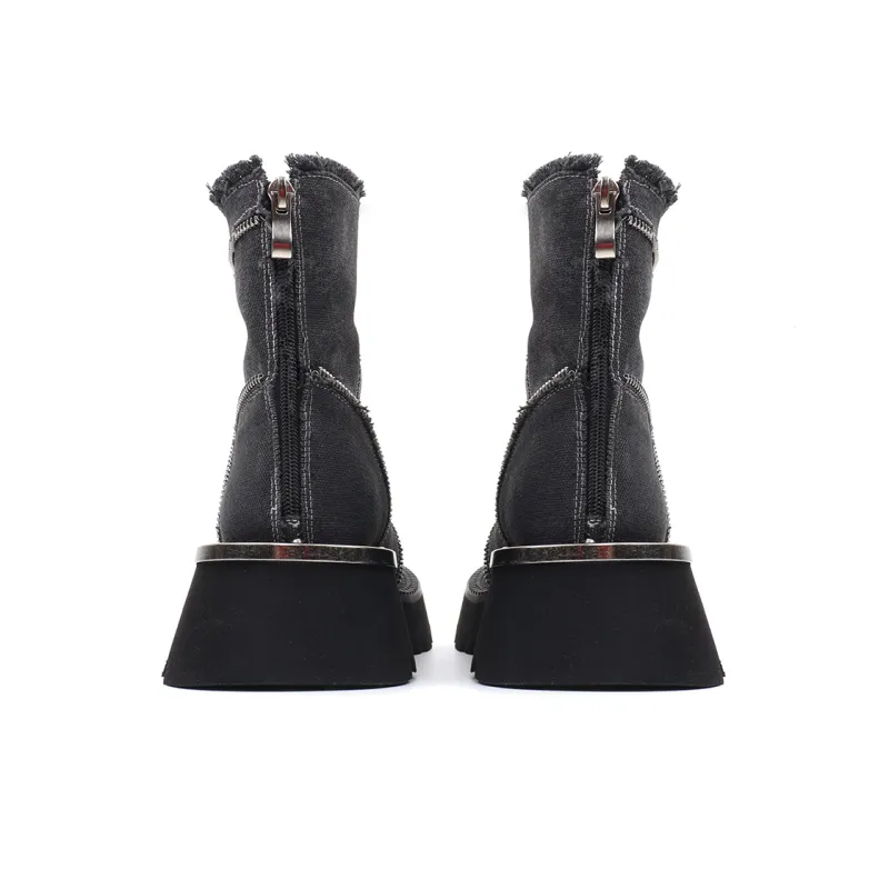 NOT DETAILED Ankle Boots Women's Black-4