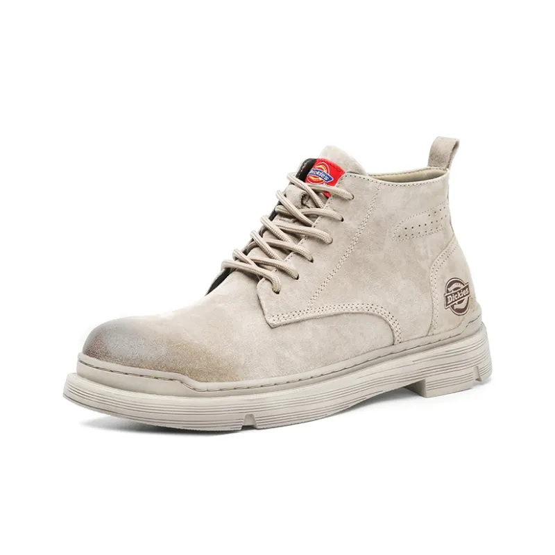 Dickies Ankle Length Martin Boot Men's Beige-1