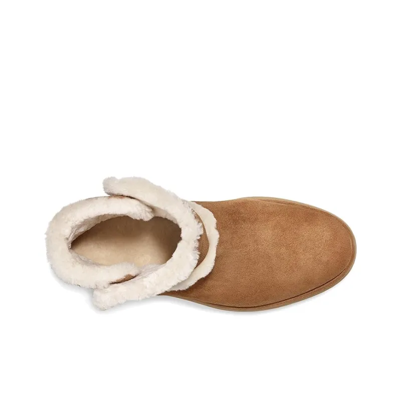 UGG Classic Mini Spill Seam Blvd Snow Boots Brown Women's-4