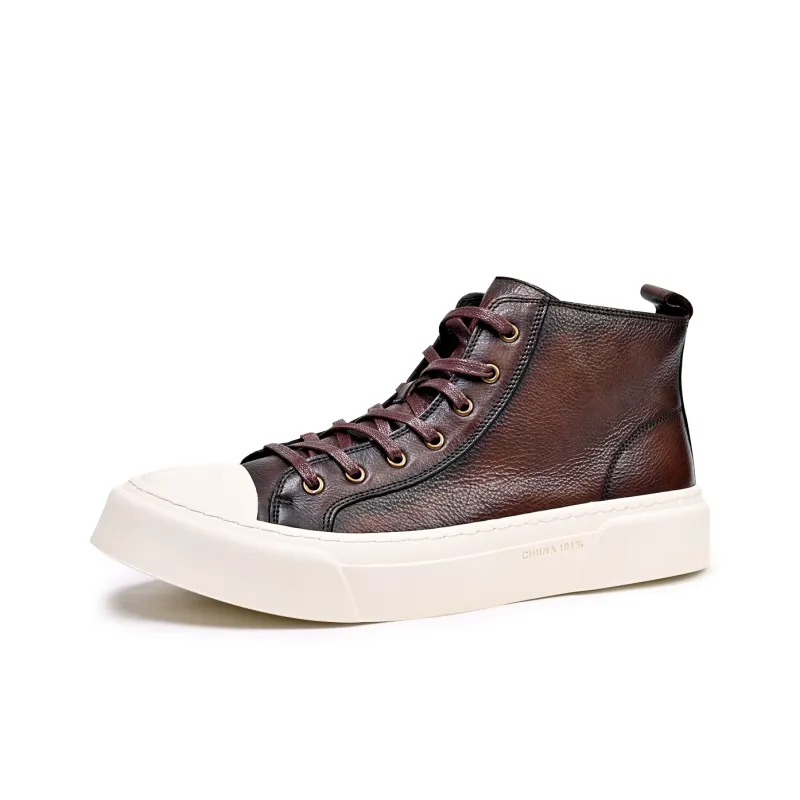 Brounvanm High-Top Skateboard Shoes Men's-1