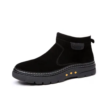 ZUWUDONG Snow Boots Men Black