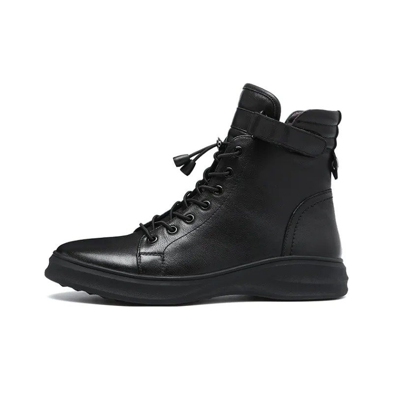 Kemaron Ankle Boots Men Black/White-21