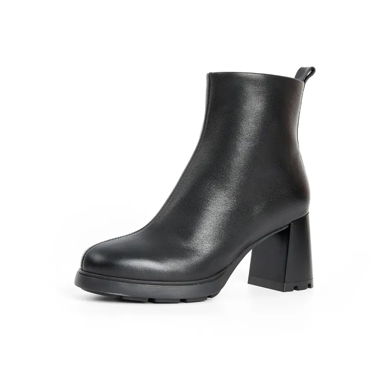 PT'SON Ankle Boots Women's Black, Dark Brown-26