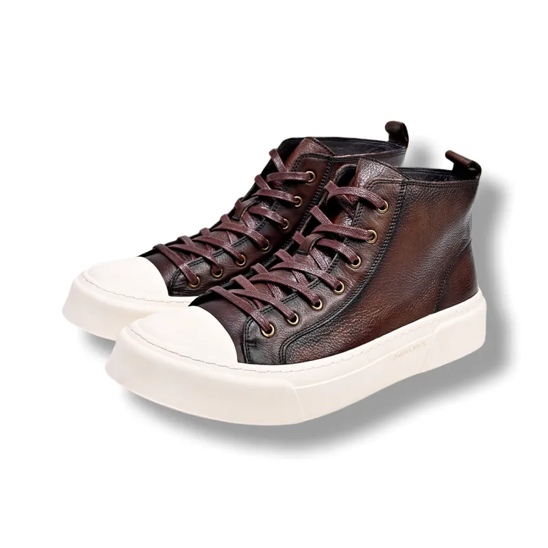 Brounvanm High-Top Skateboard Shoes Men's-2