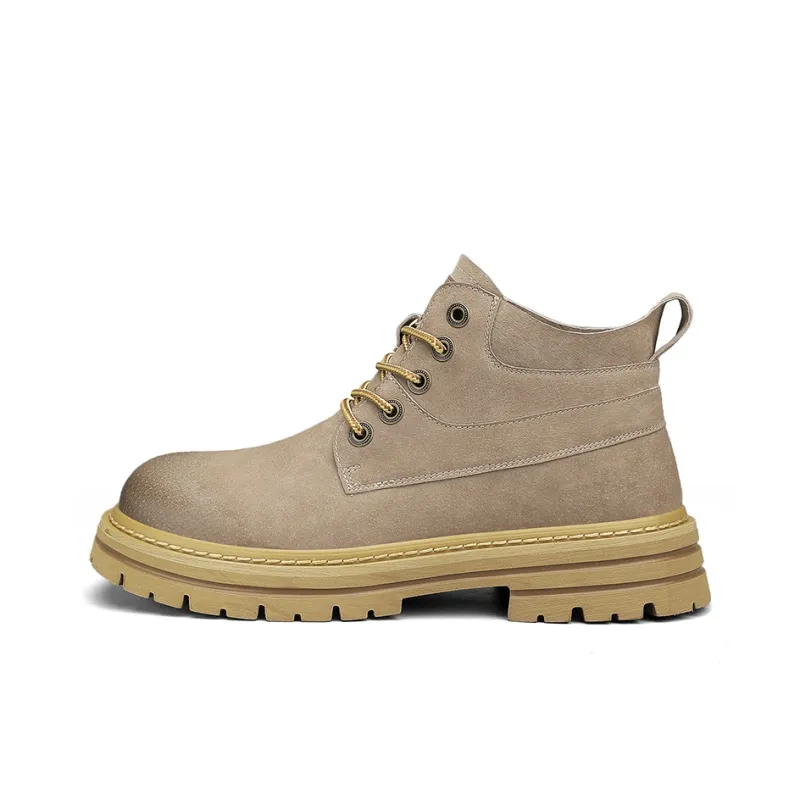 VAEL Ankle Boots Men Yellow Brown/Camel-5
