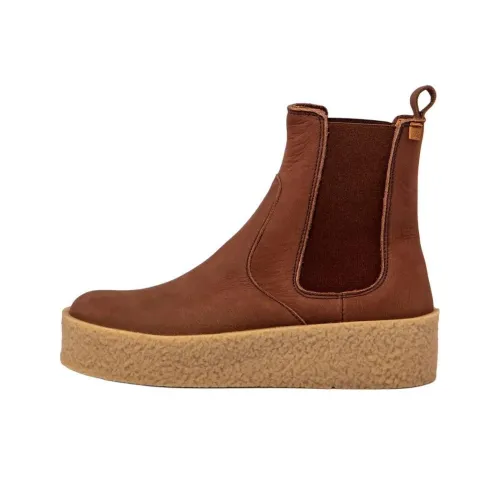 El Naturalista DOLMEN Short Chelsea Boots Women's Chocolate