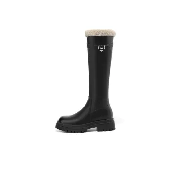 JOSINY Knee high Boots Women's Black/Brown