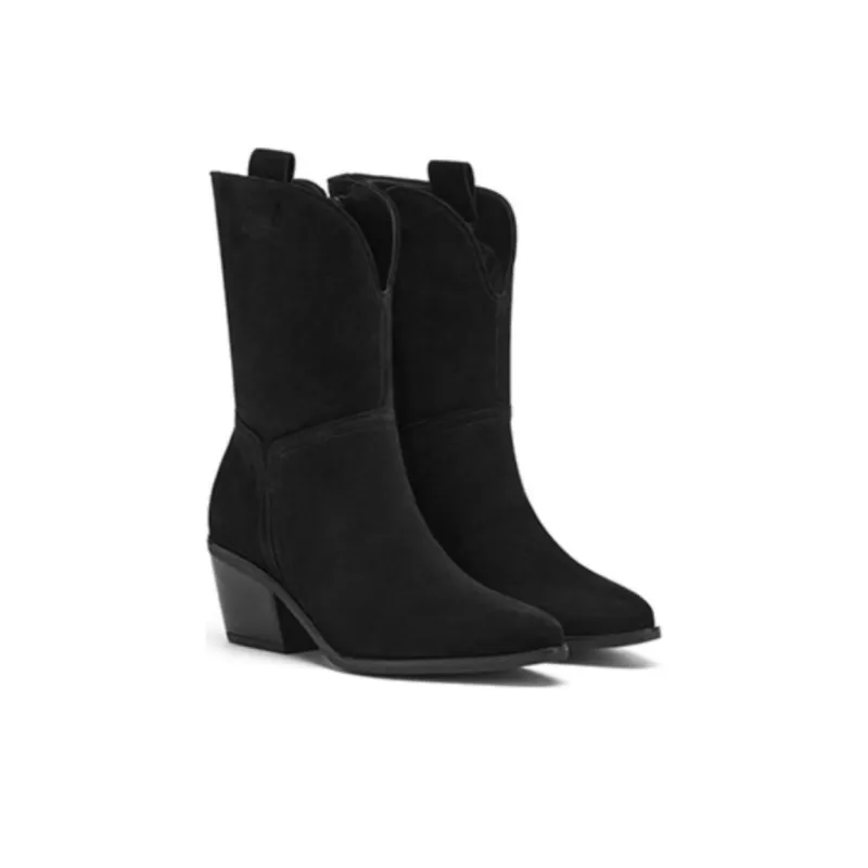 Gabor Ankle Boots 6cm Women's Black-3