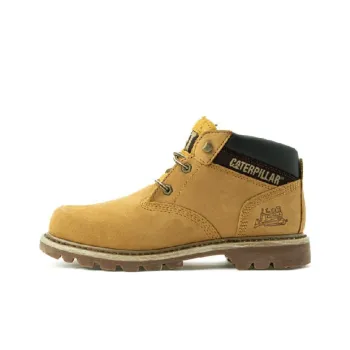 CAT Ealing Mid Yellow Boots Slip Resistant Ankle Length Outdoor Boots Men's Yellow