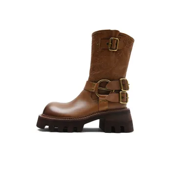 KMD Platform Crew Ankle Boots 4.5cm Women's