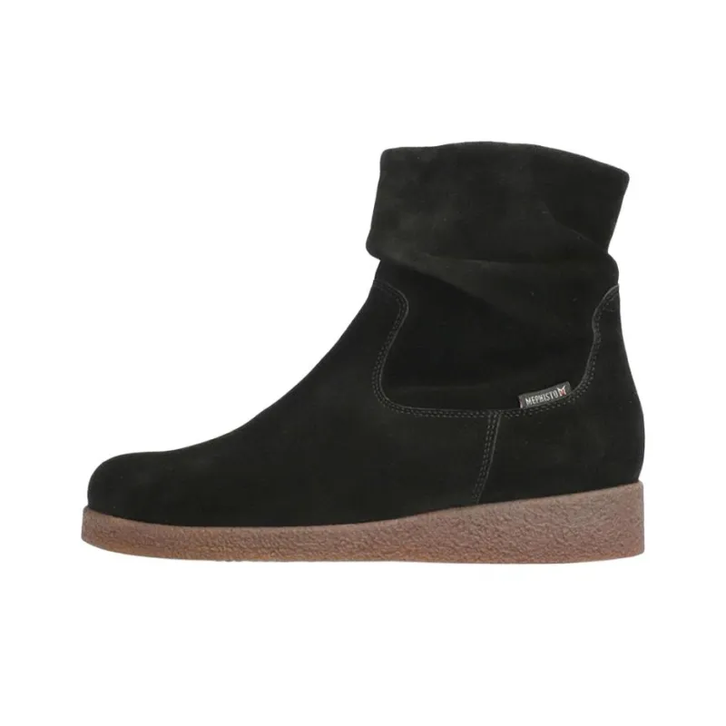 MEPHISTO Ankle Boots Women's Black/Smoky/Deep Red-0