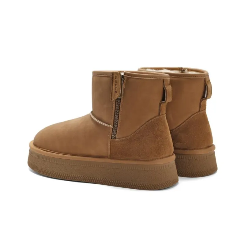 BELLE Warm Wear-Resistant Height Increasing Slip-Resistant 12cm Snow Boots Women's-12