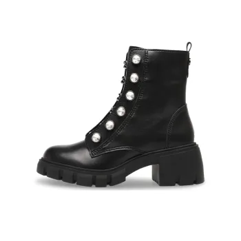 STEVE MADDEN Martin Boots Women's Black