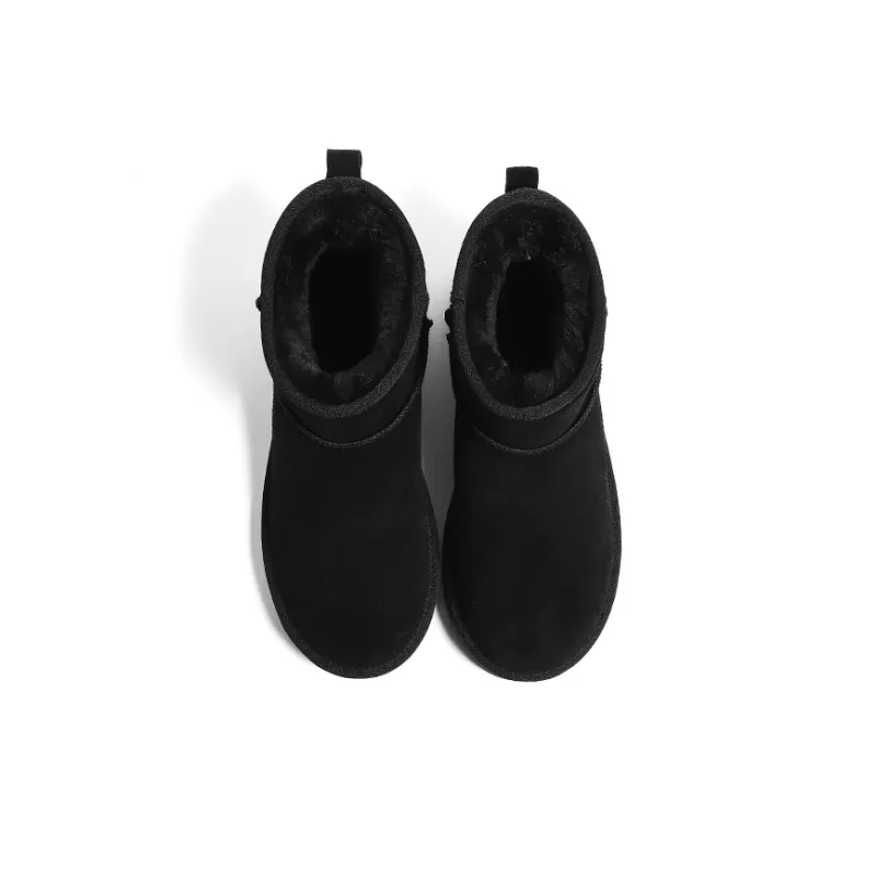 HUANQIU Short Snow Boots Unisex-8