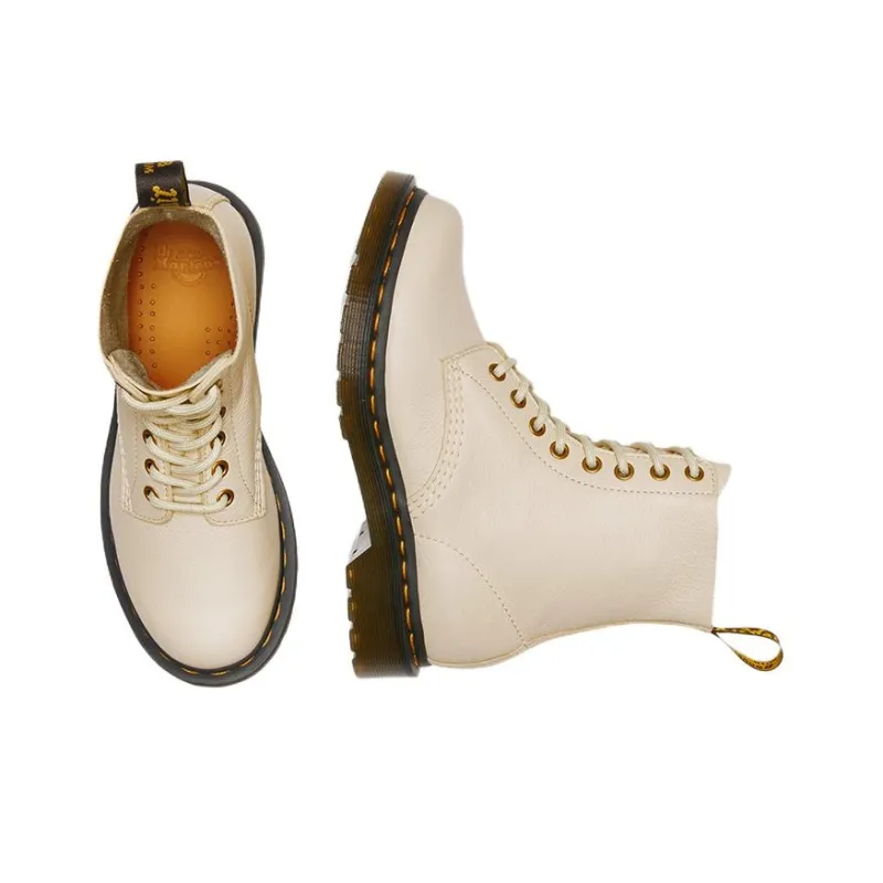 Dr.Martens 1460 Pascal Virginia Leather Boots 'Parchment Beige' Women's-4