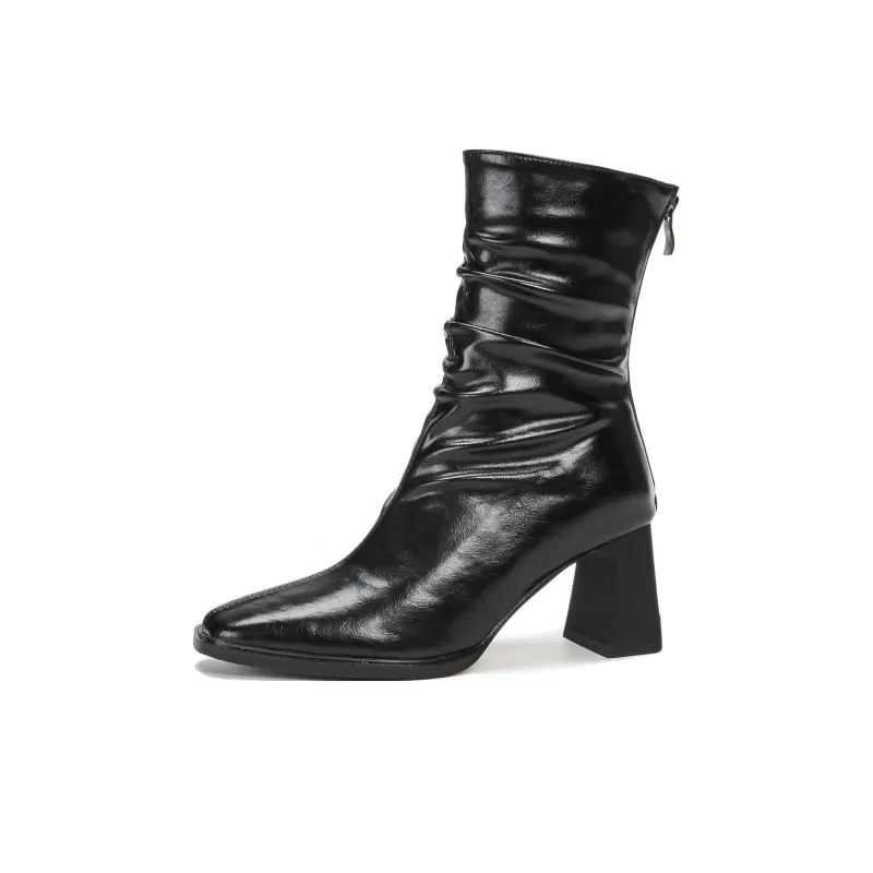 Bamiti As If Treading On Level Ground Ankle Boots 7CM Women's-0