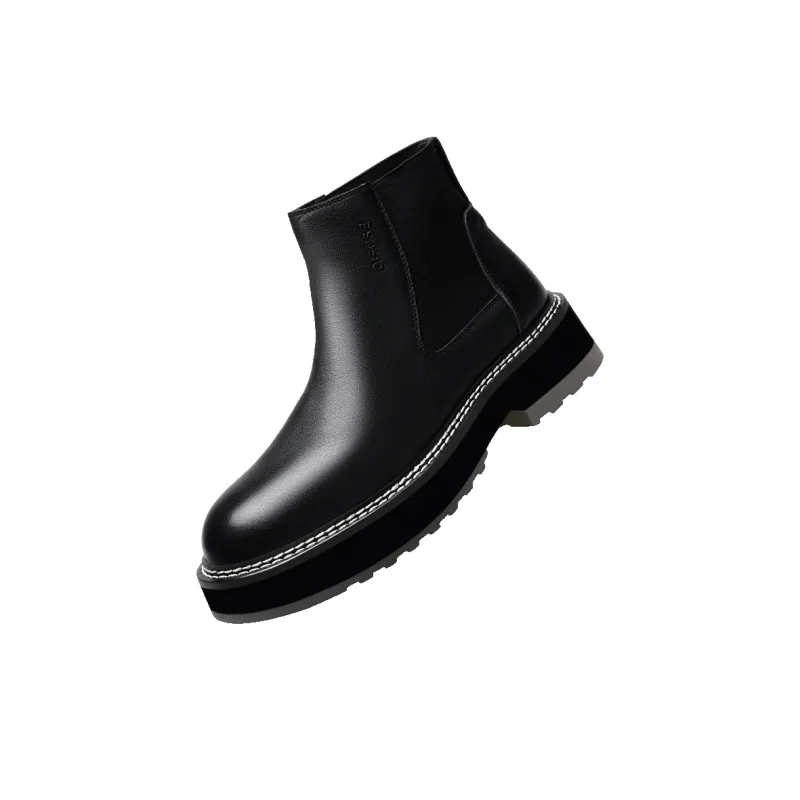 D FUSE SCANDINAVIA Short Chelsea Boots Men's Black-2