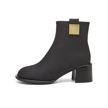 DAPHNE Ankle Boots Women's Black/Green