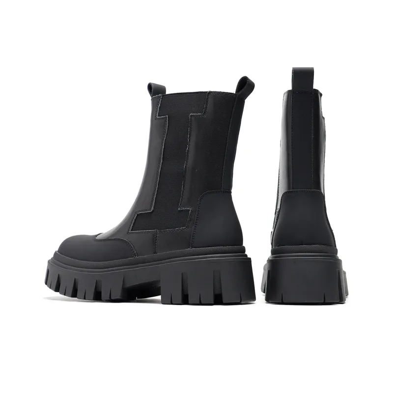 RED DRAGONFLY Chelsea Boots Short Women's Ankle Boots 4.5cm Heel Women's-4