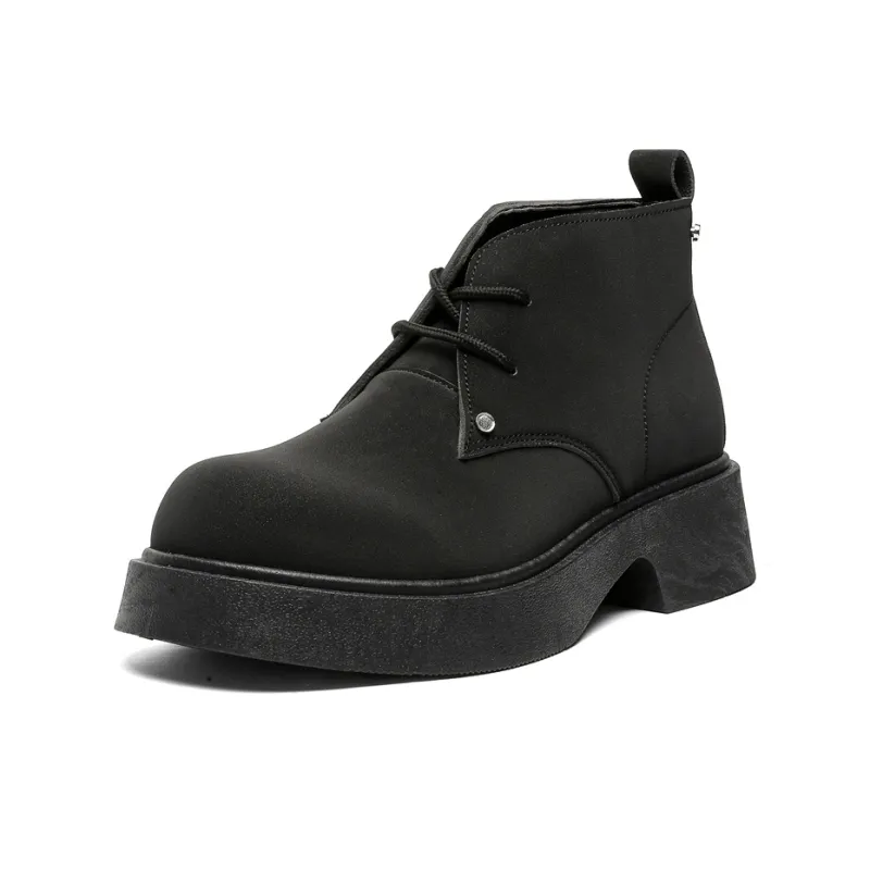JKEM Ankle Boots Men Black/Khaki-1