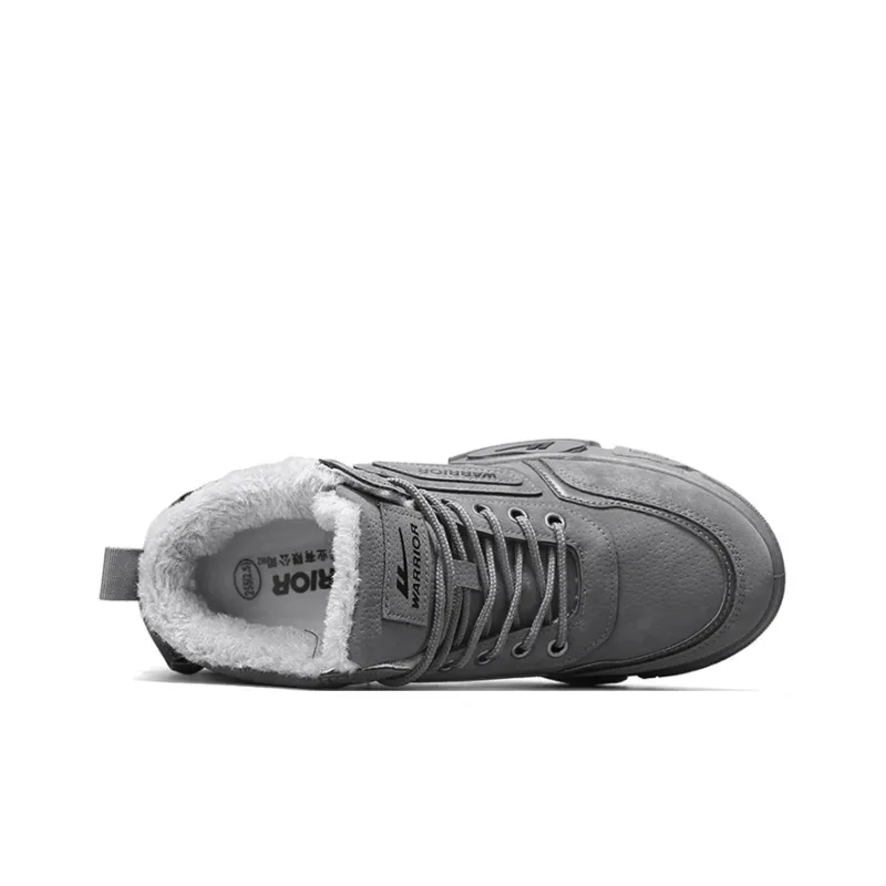 Warrior Warm Height Increasing Crew Snow Boots Men's Gray-3