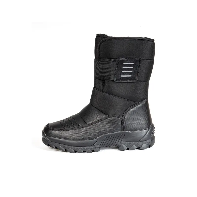 Yi Jiabao Warm Water Resistant And Wear Resistant Crew Outdoor Boots Men's Black-1