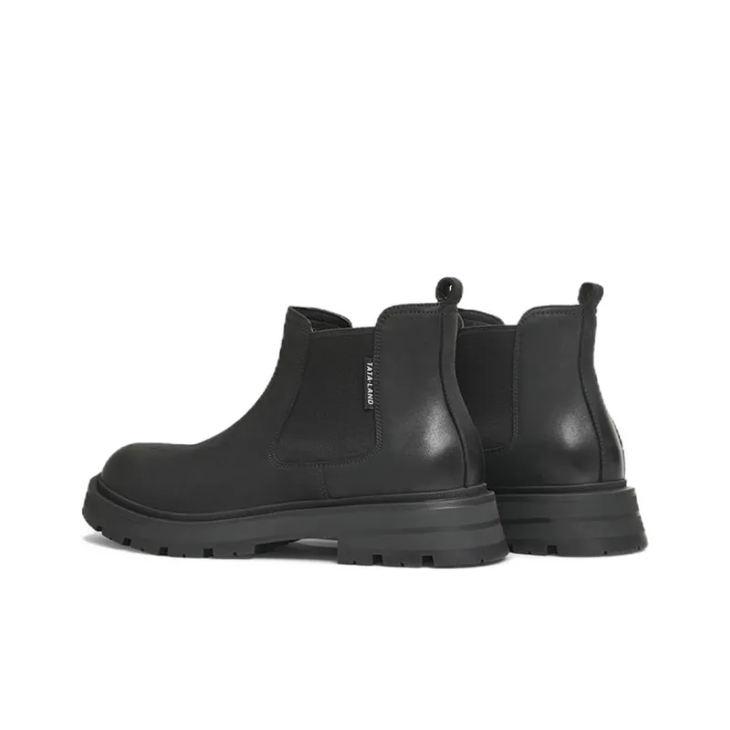 TATA Chelsea Boots Men Solid Color-6