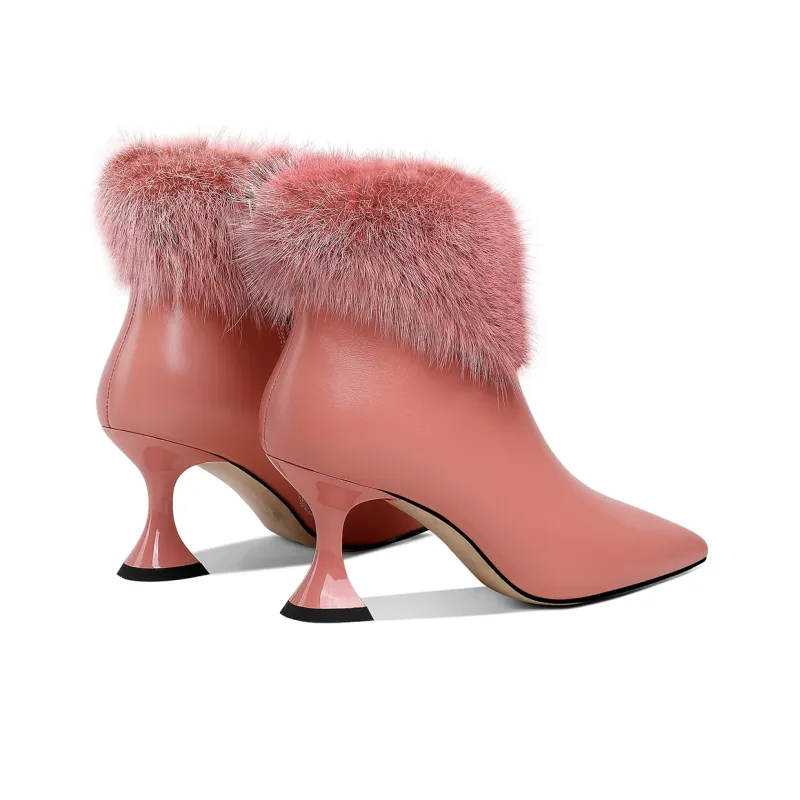 HAOYASENNU Ankle Boots 6.5cm Women's-2