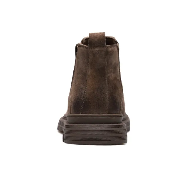 EGCHI Short Chelsea Boots Men's Brown-3
