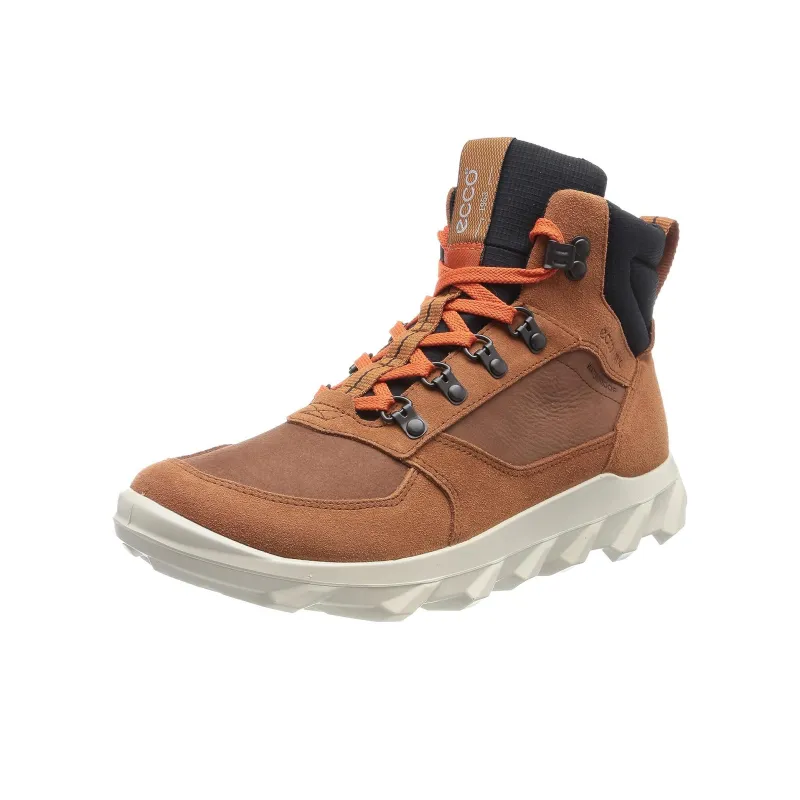 Ecco Short Outdoor Boots Men's Brown-1