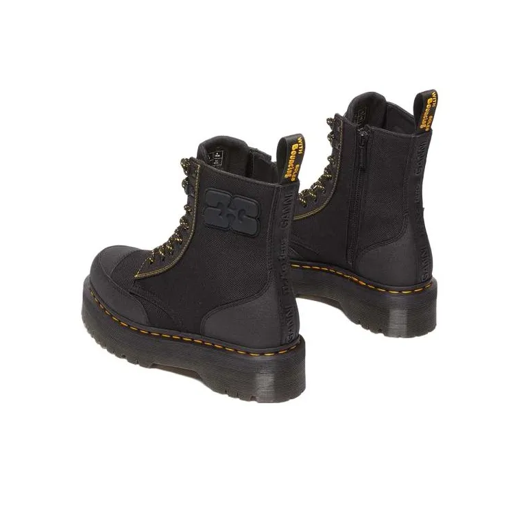 Dr. Martens Jadon Nylon Platform Boots Ganni-3