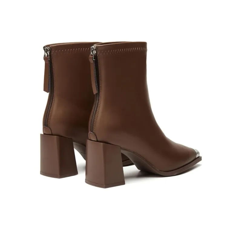 KEKAFU Ankle Boots Women's Black/Khaki/Beige-11