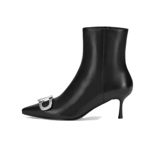 73Hours Ankle Boots 6.5cm Women's Black