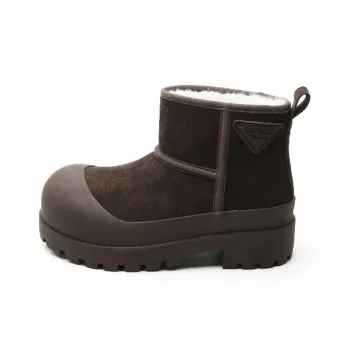 STELLA WEISZ Wear Resistant Slip Resistant Short Snow Boots Women's Coffee