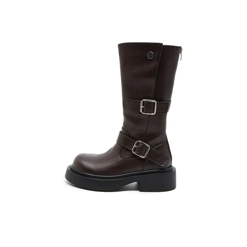 WESTLINK Ankle Boots Women's Coffee-11