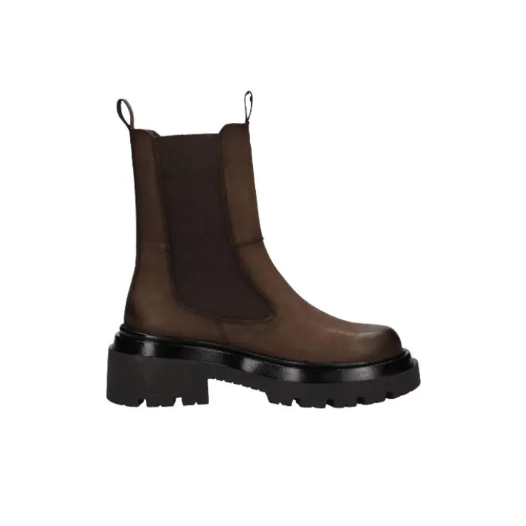Bugatti Short Chelsea Boots Women's Brown-1