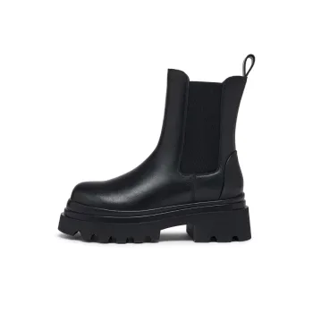 CAMEL Chelsea Boots 6CM Women's Black