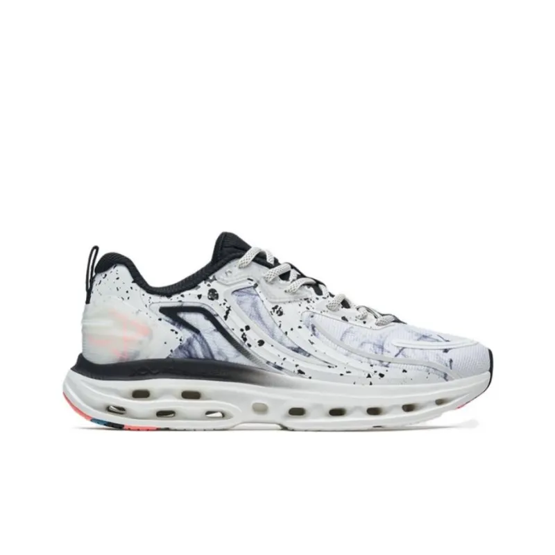 XTEP Shock Absorption Spinning 9.0 Running Shoes Men Low Top White/Black-1